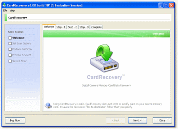 memory card rescue software